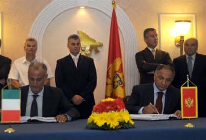 Ravanelli di A2A firma l'accordo in Montenegro